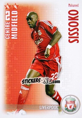 Sticker Mohamed Sissoko - Shoot Out Premier League 2006-2007 - Magicboxint