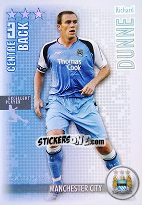 Sticker Richard Dunne - Shoot Out Premier League 2006-2007 n. 169 - Magicboxint