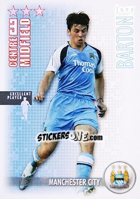 Sticker Joey Barton - Shoot Out Premier League 2006-2007 - Magicboxint