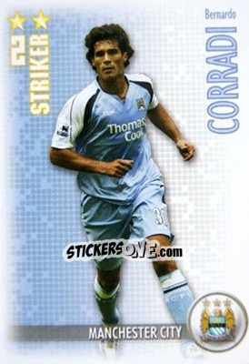 Sticker Bernardo Corradi - Shoot Out Premier League 2006-2007 - Magicboxint
