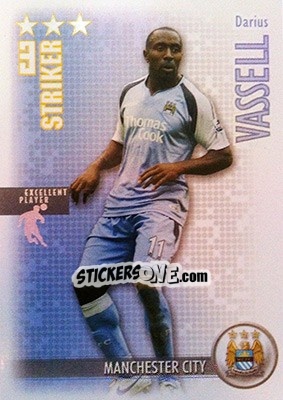 Sticker Darius Vassell - Shoot Out Premier League 2006-2007 n. 180 - Magicboxint