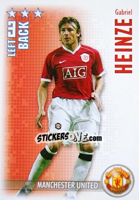 Sticker Gabriel Heinze - Shoot Out Premier League 2006-2007 n. 183 - Magicboxint