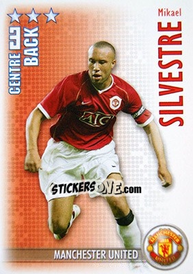 Sticker Mikael Silvestre - Shoot Out Premier League 2006-2007 - Magicboxint