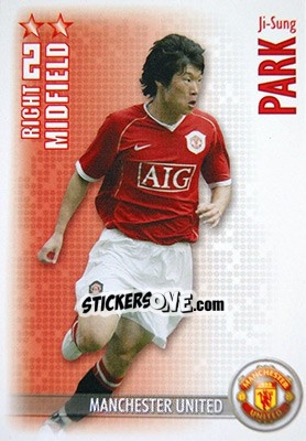 Sticker Park Ji-Sung - Shoot Out Premier League 2006-2007 n. 190 - Magicboxint