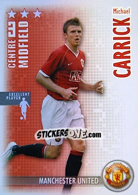 Sticker Michael Carrick - Shoot Out Premier League 2006-2007 n. 192 - Magicboxint