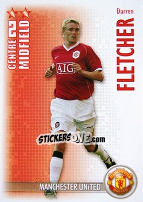 Cromo Darren Fletcher - Shoot Out Premier League 2006-2007 - Magicboxint