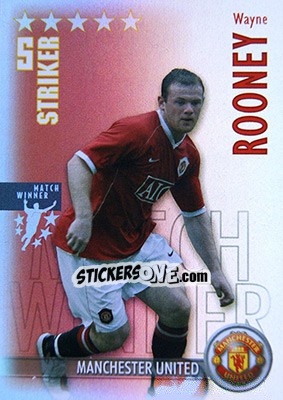 Figurina Wayne Rooney - Shoot Out Premier League 2006-2007 - Magicboxint