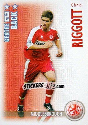 Sticker Chris Riggott - Shoot Out Premier League 2006-2007 - Magicboxint