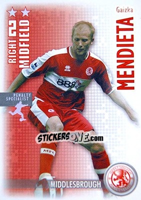 Cromo Gaizka Mendieta - Shoot Out Premier League 2006-2007 - Magicboxint