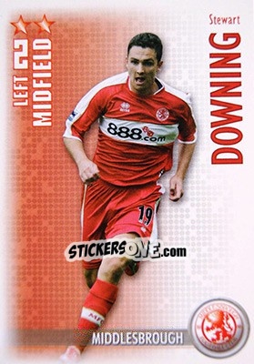Cromo Stewart Downing - Shoot Out Premier League 2006-2007 - Magicboxint