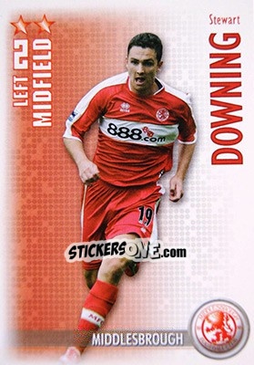 Sticker Stewart Downing - Shoot Out Premier League 2006-2007 n. 208 - Magicboxint
