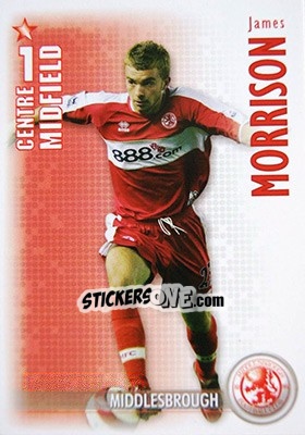 Sticker James Morrison - Shoot Out Premier League 2006-2007 - Magicboxint