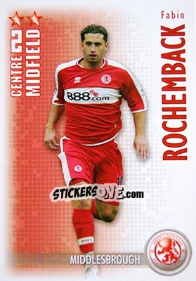 Sticker Fabio Rochemback - Shoot Out Premier League 2006-2007 - Magicboxint