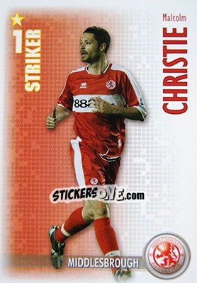 Sticker Malcolm Christie - Shoot Out Premier League 2006-2007 - Magicboxint