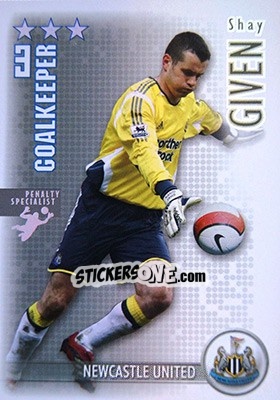 Sticker Shay Given - Shoot Out Premier League 2006-2007 - Magicboxint