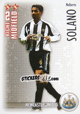 Cromo Nolberto Solano - Shoot Out Premier League 2006-2007 - Magicboxint