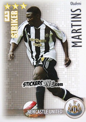 Sticker Obafemi Martins - Shoot Out Premier League 2006-2007 - Magicboxint