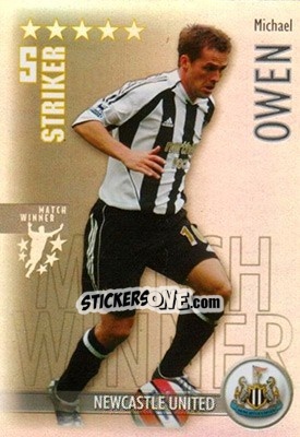 Sticker Michael Owen - Shoot Out Premier League 2006-2007 - Magicboxint