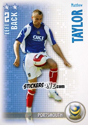 Sticker Matthew Taylor - Shoot Out Premier League 2006-2007 - Magicboxint