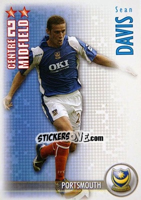 Cromo Sean Davis - Shoot Out Premier League 2006-2007 - Magicboxint