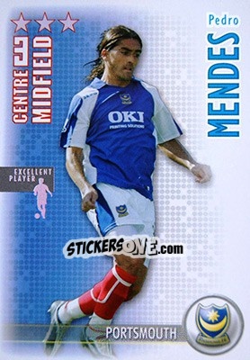 Sticker Pedro Mendes - Shoot Out Premier League 2006-2007 - Magicboxint
