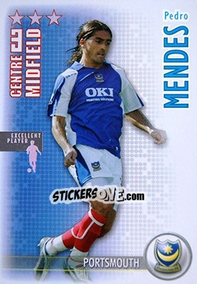 Sticker Pedro Mendes - Shoot Out Premier League 2006-2007 n. 245 - Magicboxint