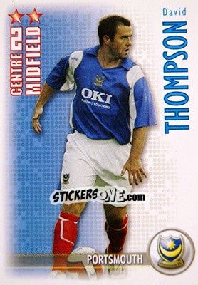 Sticker David Thompson - Shoot Out Premier League 2006-2007 - Magicboxint