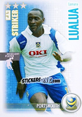 Sticker Lomana Lualua - Shoot Out Premier League 2006-2007 - Magicboxint