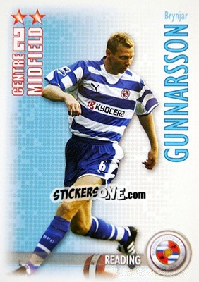 Sticker Brynjar Gunnarsson - Shoot Out Premier League 2006-2007 - Magicboxint