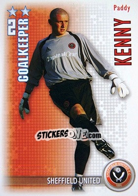 Sticker Paddy Kenny - Shoot Out Premier League 2006-2007 - Magicboxint