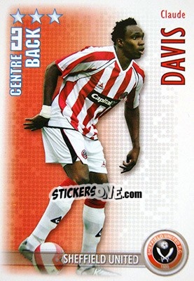Sticker Claude Davis - Shoot Out Premier League 2006-2007 - Magicboxint