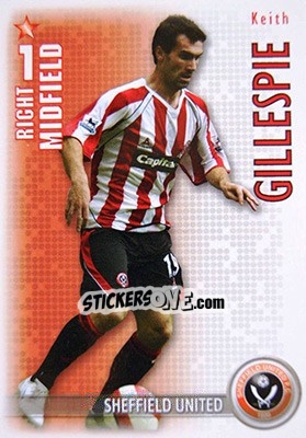 Sticker Keith Gillespie - Shoot Out Premier League 2006-2007 n. 284 - Magicboxint