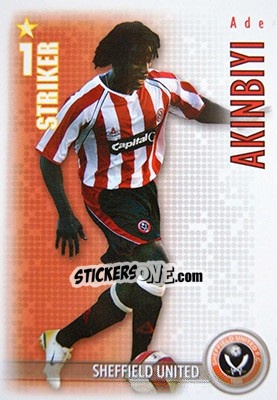 Sticker Ade Akinbiyi - Shoot Out Premier League 2006-2007 - Magicboxint