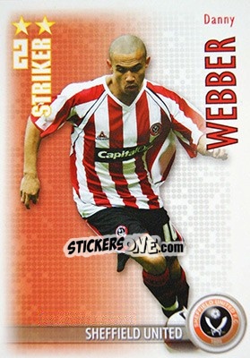 Sticker Danny Webber - Shoot Out Premier League 2006-2007 - Magicboxint