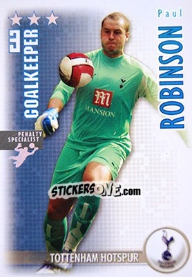 Sticker Paul Robinson - Shoot Out Premier League 2006-2007 - Magicboxint