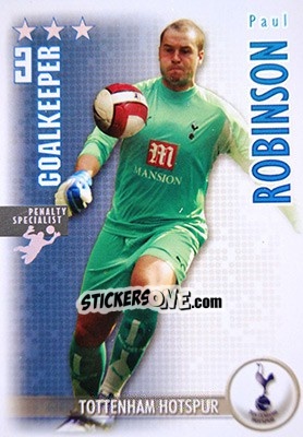 Sticker Paul Robinson - Shoot Out Premier League 2006-2007 n. 289 - Magicboxint