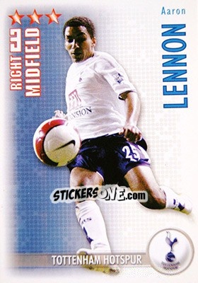 Sticker Aaron Lennon - Shoot Out Premier League 2006-2007 n. 298 - Magicboxint