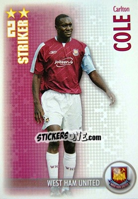 Sticker Carlton Cole - Shoot Out Premier League 2006-2007 - Magicboxint