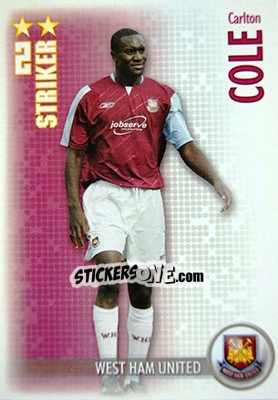 Sticker Carlton Cole - Shoot Out Premier League 2006-2007 n. 340 - Magicboxint