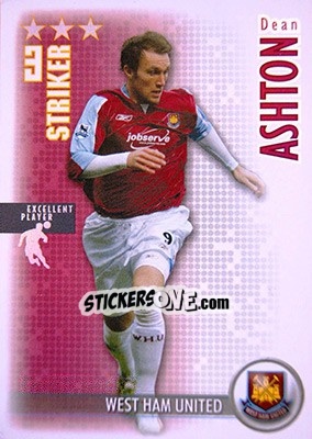 Sticker Dean Ashton - Shoot Out Premier League 2006-2007 - Magicboxint