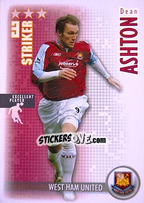 Cromo Dean Ashton - Shoot Out Premier League 2006-2007 - Magicboxint