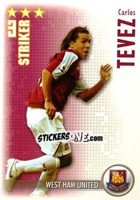 Sticker Carlos Tevez - Shoot Out Premier League 2006-2007 - Magicboxint