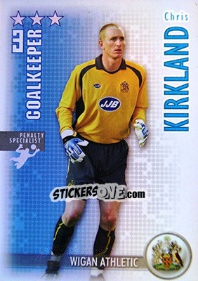 Sticker Chris Kirkland - Shoot Out Premier League 2006-2007 n. 344 - Magicboxint
