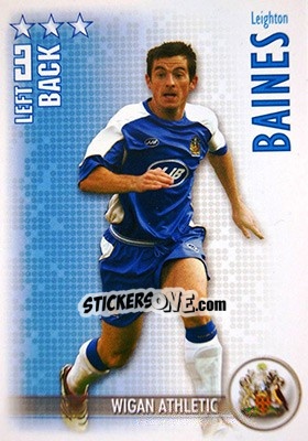 Sticker Leighton Baines - Shoot Out Premier League 2006-2007 - Magicboxint
