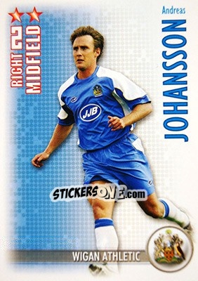 Sticker Andreas Johansson - Shoot Out Premier League 2006-2007 - Magicboxint