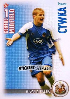 Sticker Tomasz Cywka - Shoot Out Premier League 2006-2007 - Magicboxint