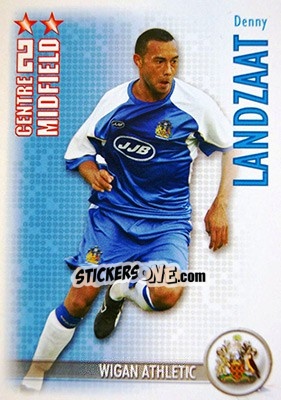 Sticker Denny Landzaat - Shoot Out Premier League 2006-2007 - Magicboxint