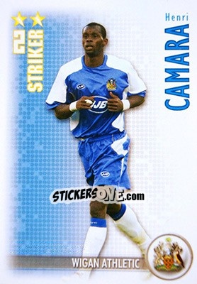 Sticker Henri Camara - Shoot Out Premier League 2006-2007 - Magicboxint