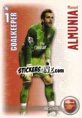 Sticker Manuel Almunia - Shoot Out Premier League 2006-2007 - Magicboxint