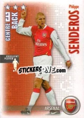 Cromo Philippe Senderos - Shoot Out Premier League 2006-2007 - Magicboxint